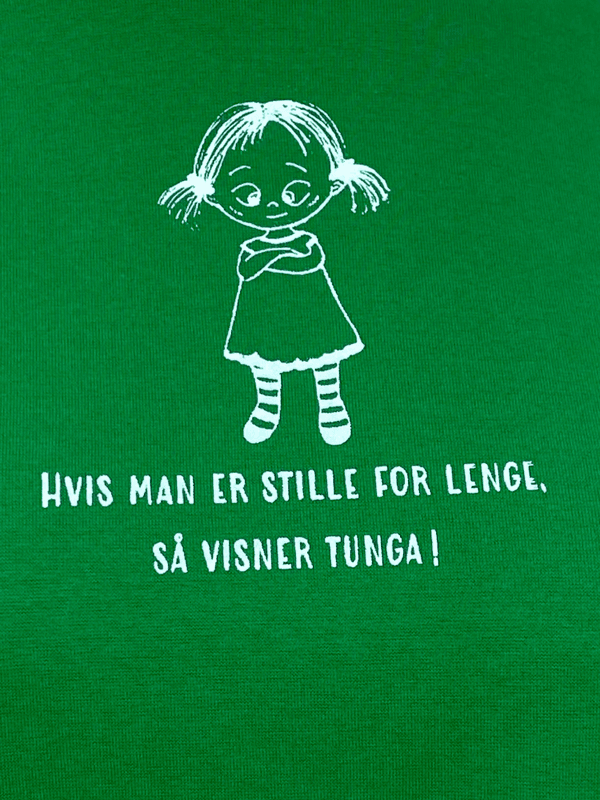 Stille for lenge- baggy genser_grønn/rosa/oransje