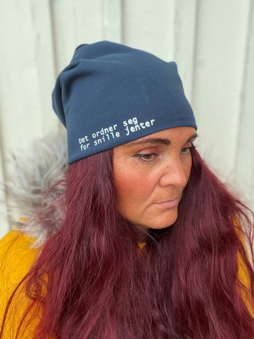 Hovedbilde Snille jenter-lue VALGFRI FARGE