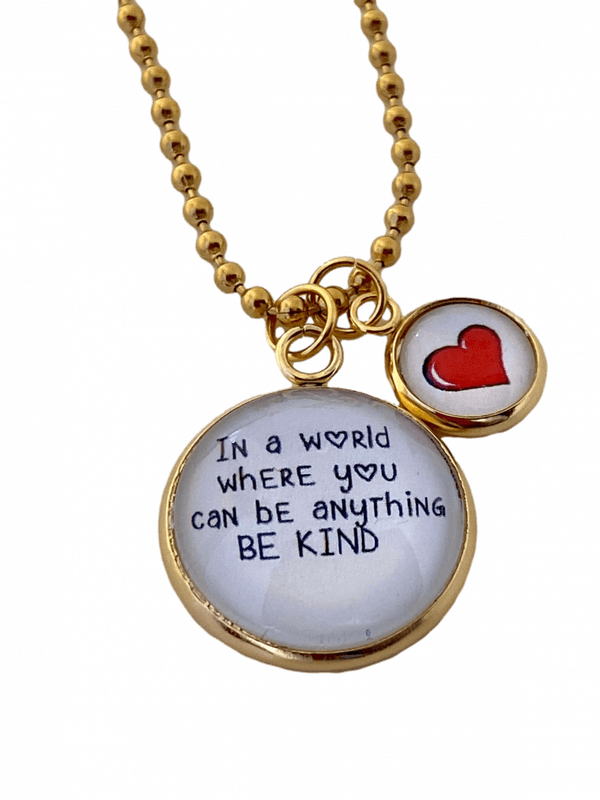 Be kind - kjede_gullfarget