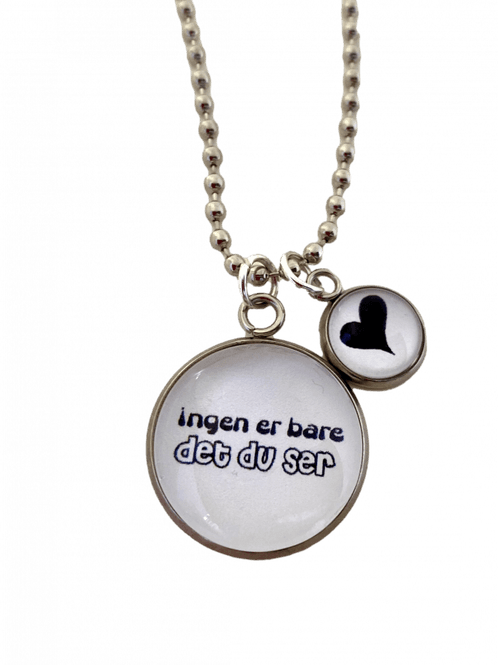 Hovedbilde Det du ser - kjede_sølvfarget