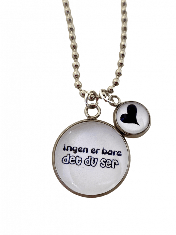 Det du ser - kjede_sølvfarget