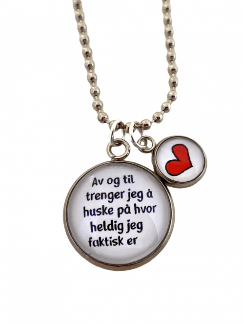 Hovedbilde Heldig- kjede_sølvfarget