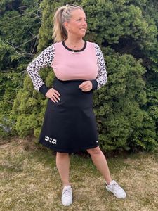 Hovedbilde Til pynt❤️ jerseykjole_sort/dus rosa